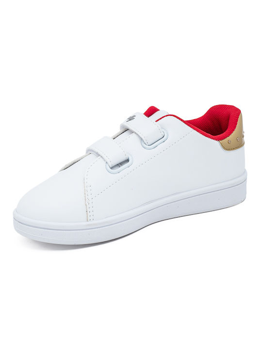 Kinder Sneakers mit Klettverschluss Weiß