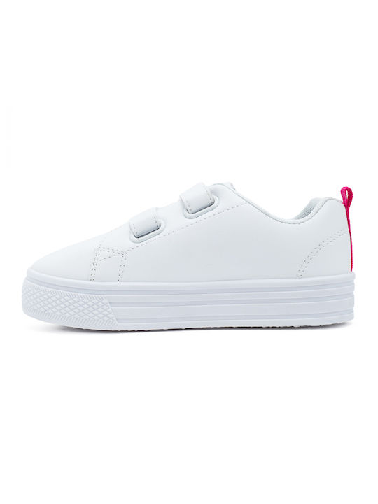 Παιδικά Sneakers με Σκρατς Λευκά