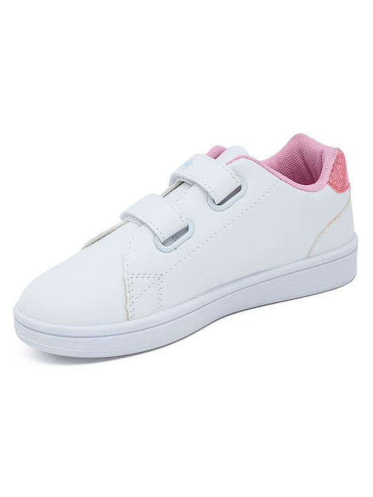 Kids Sneakers with Scratch White