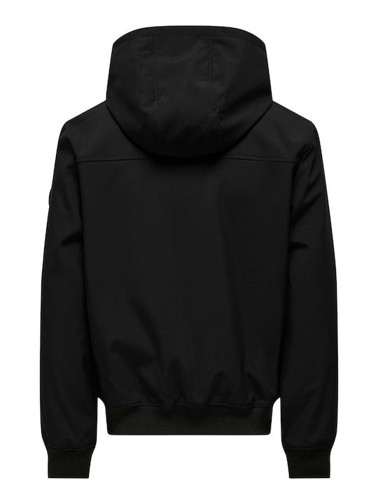 Winter Jacket Bomber Black