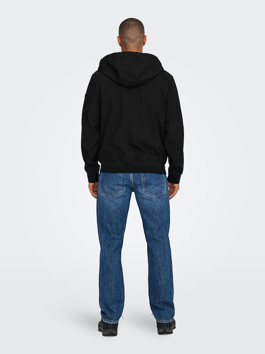 Winter Jacket Bomber Black