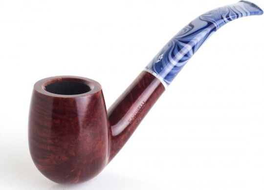 Savinelli Oceano 606 Ks Smooth Burgundy 9mm Πίπα Καπνού Κυρτή
