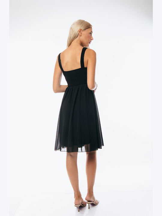 Summer Mini Evening Dress Black