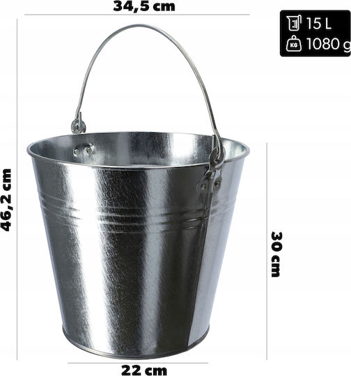 Kadax Decorative Bucket Garden Metal 145901