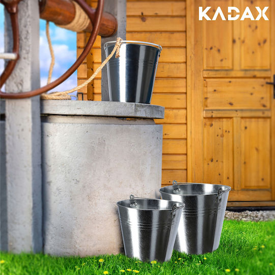 Kadax Διακοσμητικός Κουβάς Κήπου Μεταλλικός 145897