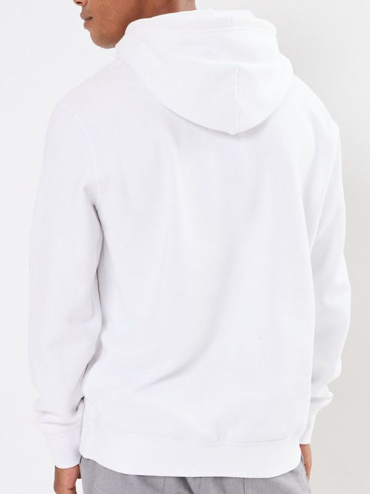 Tommy Hilfiger Men's Sweatshirt with Hood white