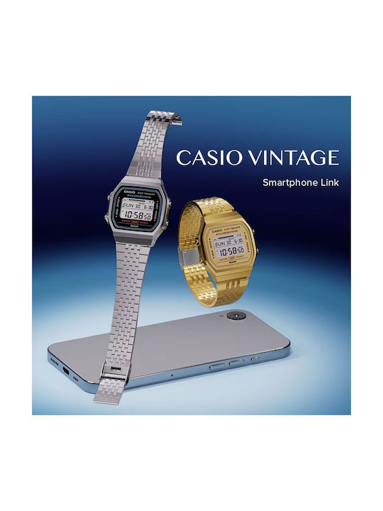 Casio Uhr Batterie mit Gold Metallarmband