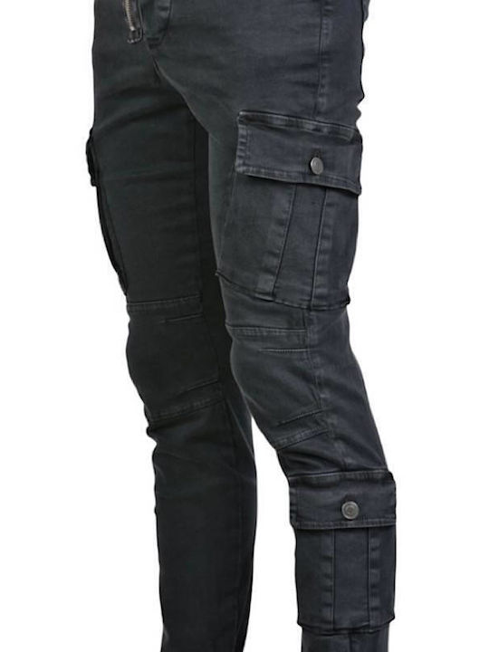 Xagon Man Pantaloni pentru bărbați Elastice Black