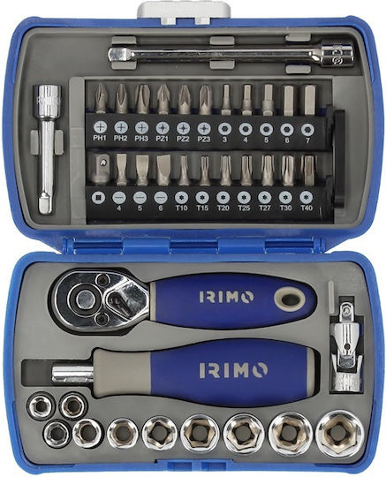 Irimo Set Ratchet 1\4" 37pcs