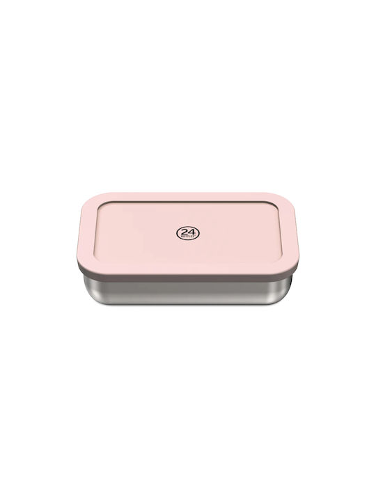 24Bottles Snack Box Lunchbox Inox Rosa 700ml 1Stück