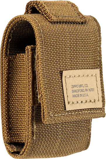 Zippo Lighter Case Tactical Pouch Brown Belt Clip 48401