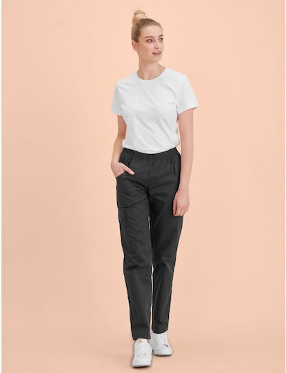 Naivest Douro Chef Black Pants with Elastic Waist