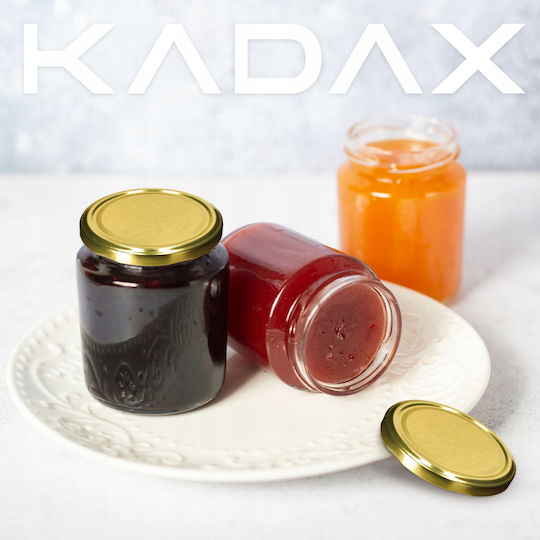 Kadax Jar Lids Screw Cap Jars Lid Caps Fi63 10pcs 4-clip