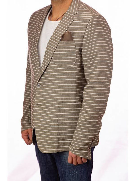 Xagon Man Men's Suit Jacket Beige