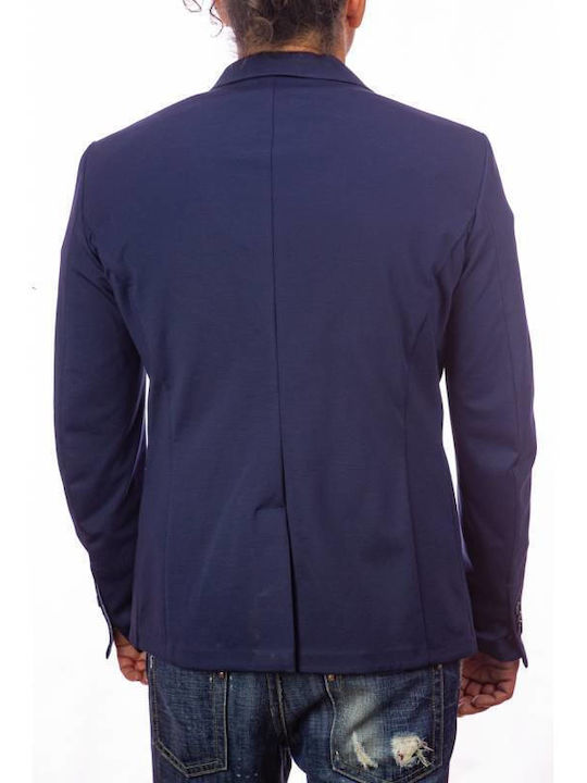 Xagon Man Men's Suit Jacket Navy - Blue