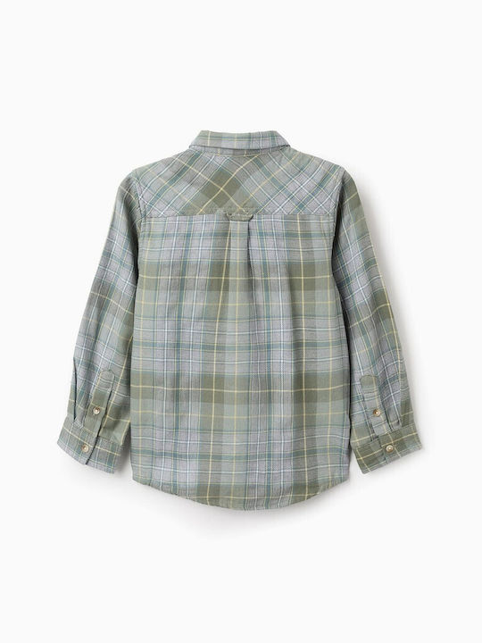 Zippy Kids Checked Shirt Green