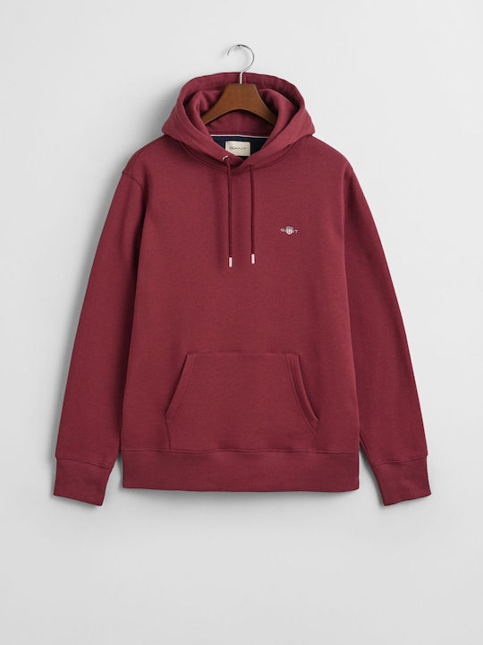 Sweatshirt with Hood Red Wine