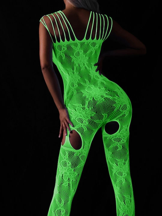 Glow In Dark Sexy Bodystocking Grün