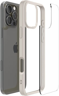 Spigen Ultra Hybrid Back Cover Plastic Natural Titanium (iPhone 16 Pro)