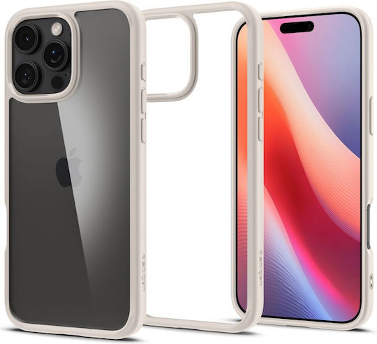 Spigen Ultra Hybrid Umschlag Rückseite Kunststoff Natural Titanium (iPhone 17 Pro / iPhone 16 Pro)