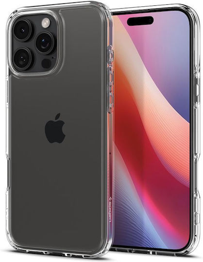 Spigen Ultra Hybrid Umschlag Rückseite Kunststoff 2mm Crystal Clear (iPhone 17 Pro / iPhone 16 Pro)