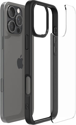 Spigen Ultra Hybrid Umschlag Rückseite Kunststoff Matte Black (iPhone 16 Pro)