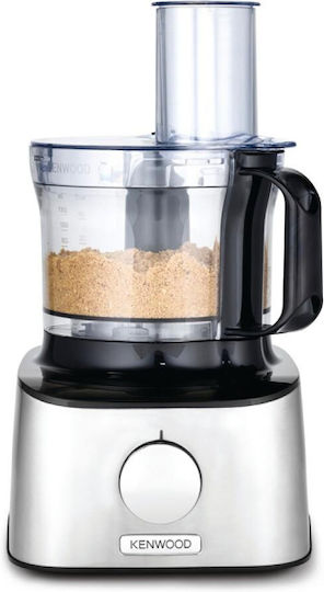 Kenwood Multifunktions-Food-Prozessor 800W mit Behälter 2.1Es und Blender-Kanne Silber