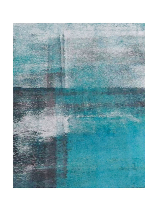 Beliani Χαλί Διάδρομος Μπλε 80x150cm
