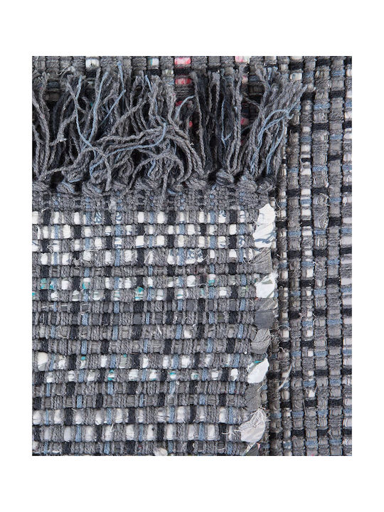 Beliani Χαλί Διάδρομος με Κρόσια Γκρι 80x150cm