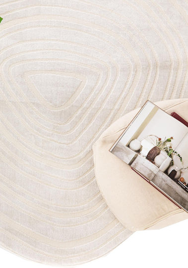 Royal Carpet Organic 264 Φ160cm Cream Royal Carpet Organic 264 Φ160cm Cream