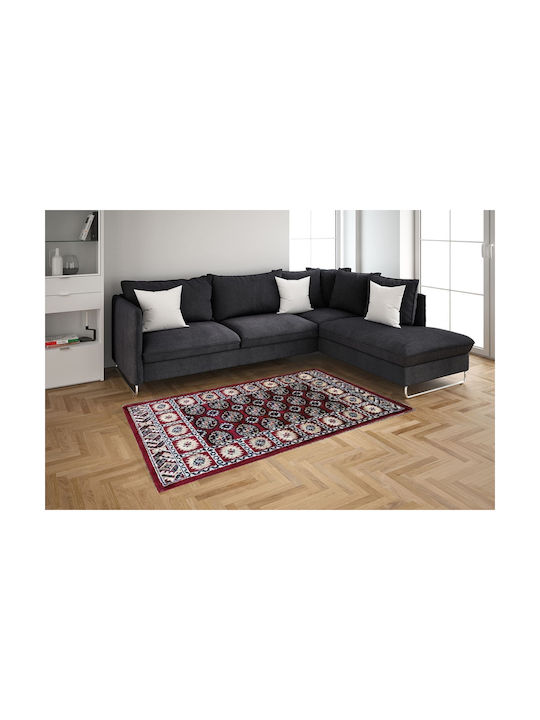 Rug Fireplace Rectangular Red