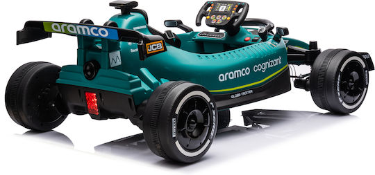 Aston Martin F1 4X4 Go Kart Cu Un Loc Cu Telecomandă Licențiat 24 Volt Verde