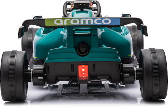 Aston Martin F1 4X4 Go Kart Cu Un Loc Cu Telecomandă Licențiat 24 Volt Verde
