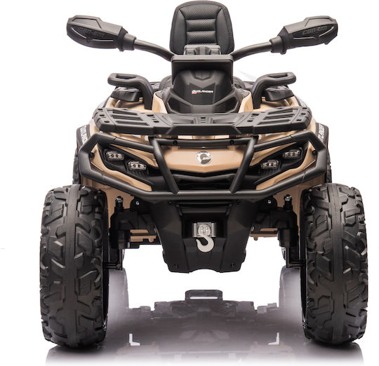 Παιδική Γουρούνα Licensed CAN AM Outlander Ηλεκτροκίνητη 24 Volt Μπεζ