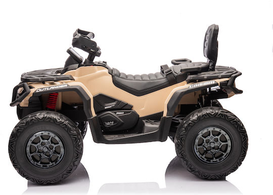 Παιδική Γουρούνα Licensed CAN AM Outlander Ηλεκτροκίνητη 24 Volt Μπεζ