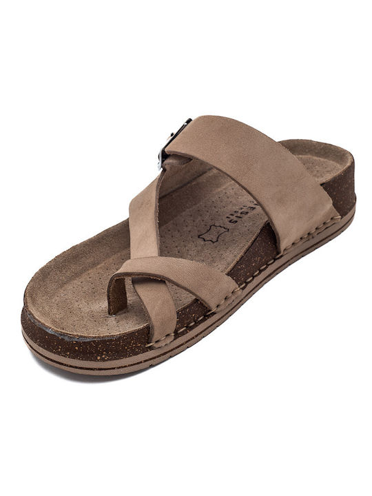 Γυναικεία Σανδάλια Flatforms Καφέ