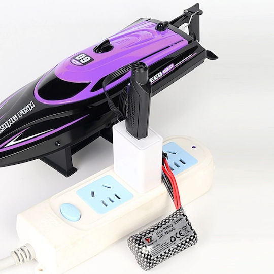 Iuni Hj812 Barcă cu Telecomandă Rc Racing Speed Boat Drift Viteză 25 Km/h 2.4GHz