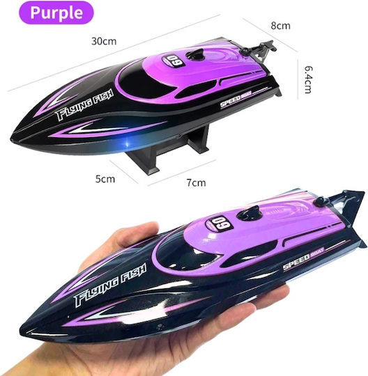 Iuni Hj812 Barcă cu Telecomandă Rc Racing Speed Boat Drift Viteză 25 Km/h 2.4GHz
