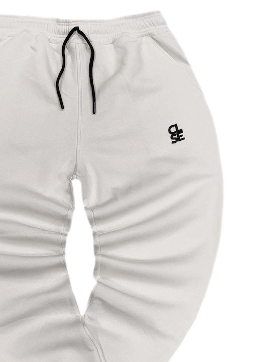 Jogginghose mit Gummizug Weiß