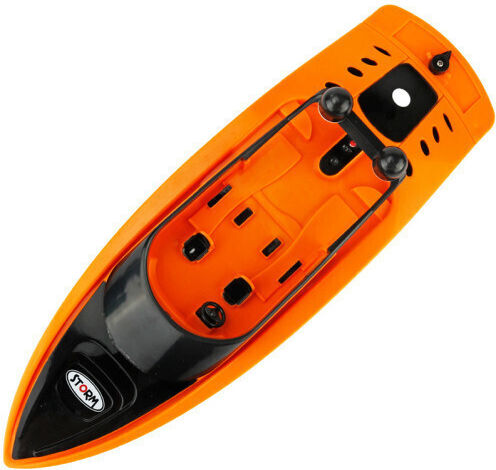 Rc Racing Boat Remote Control Iuni Waterproof Frequency 2.4g Orange