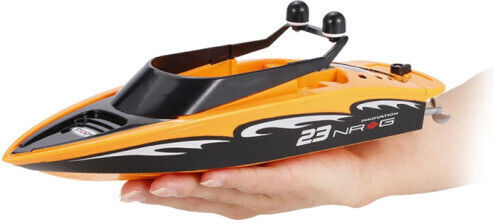 Rc Racing Boat Remote Control Iuni Waterproof Frequency 2.4g Orange