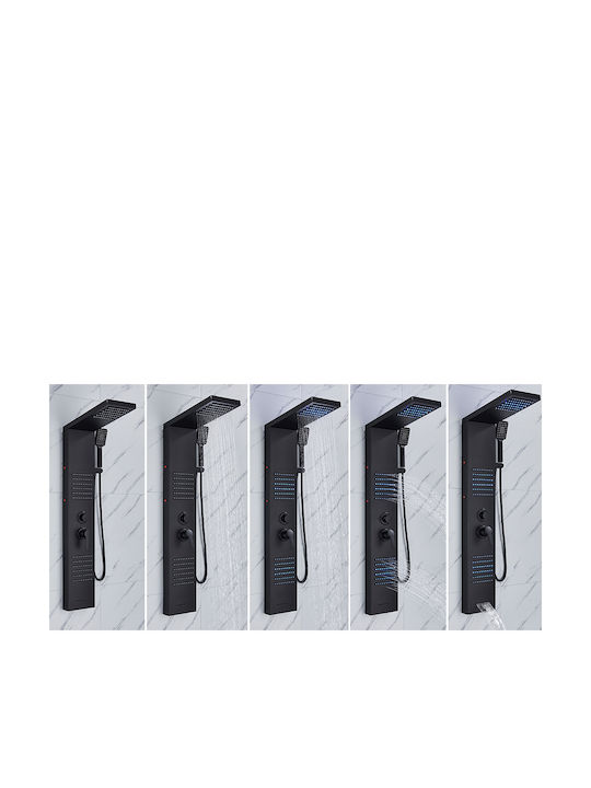 Hydro Massage Column Black
