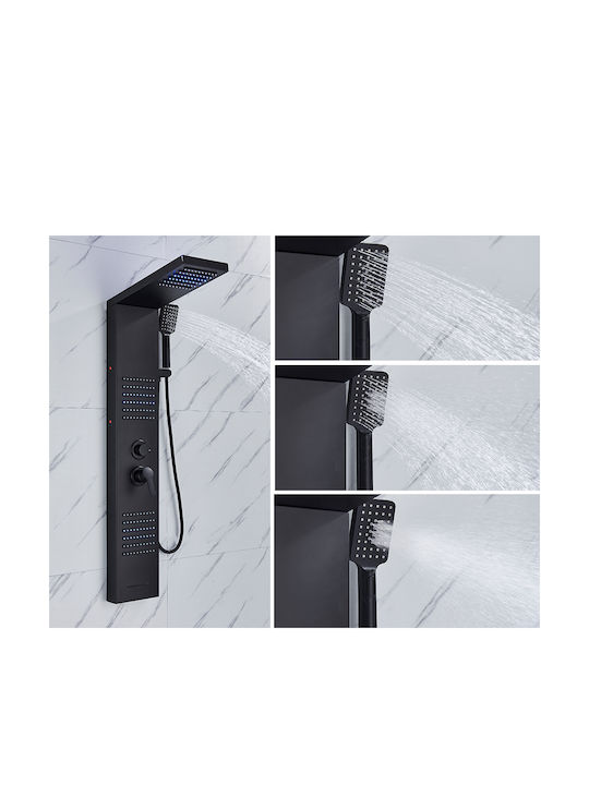 Hydro Massage Column Black