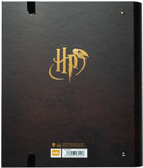 Harry Potter A4 Binder 4 Rings Elastic Band
