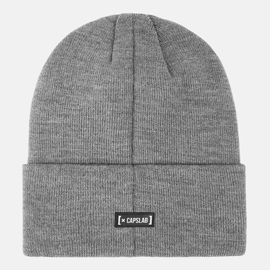 Beanie Ανδρικός Σκούφος Πλεκτός σε Γκρι χρώμα