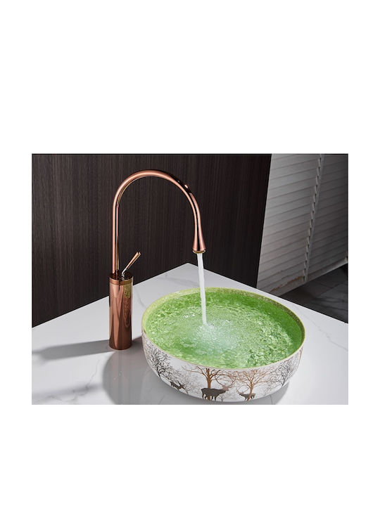 Mixing Sink Faucet Rose Gold D5763GMBM
