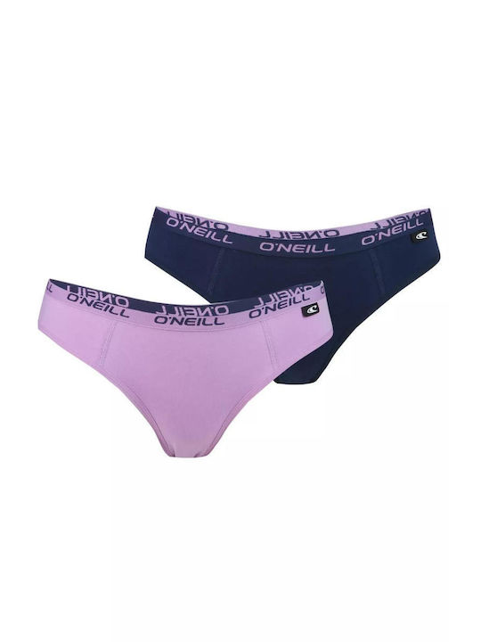 O'neill Baumwolle Damen Slip 2Pack Weiß