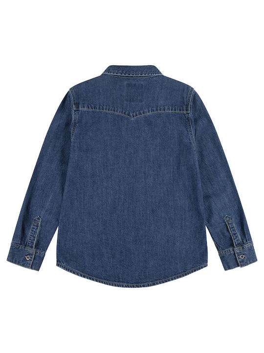 Levi's Kids Denim Shirt Blue Barstow Western