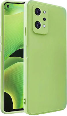 Bodycell Square Liquid Silicone Back Cover Light Green (Realme GT Neo 2)