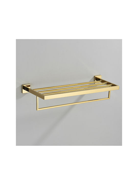 Regal-Einheit Badezimmer Einzel Wandmontage Gold